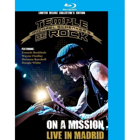 Michael Schenker Temple Of Rock - On A Mission In Madrid -2 Bluray + 2 CD Hardbook