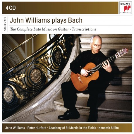 John Williams - John Williams Plays Bach - Complete Lute Music on Guitar - Box 4 CD