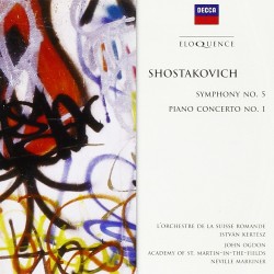 Dmitri Shostakovich - Symphony No.5 / Piano Concerto No. 1 / Neville Marriner - CD