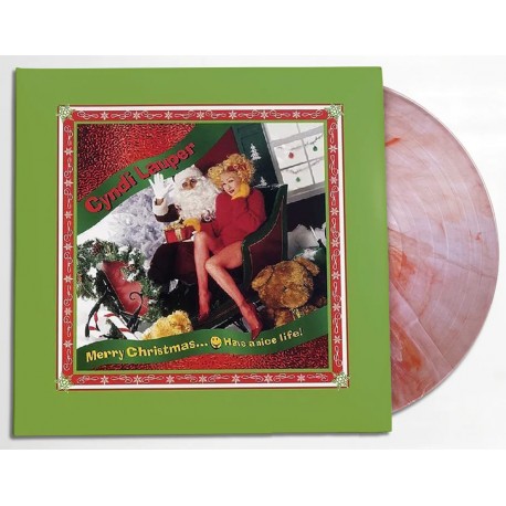 Cyndi Lauper - Merry Christmas… Have A Nice Life! - Gatefold Red & White Vinyl LP