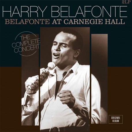 Harry Belafonte - Belafonte At Carnegie Hall - 180g HQ Limited Edition Gatefold Coloured Vinyl 2 LP