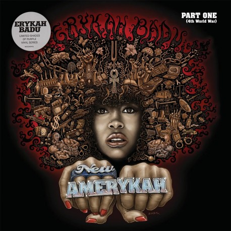 Erykah Badu - New Amerykah Part One (4th World War) - 180g HQ Gatefold Purple Vinyl LP