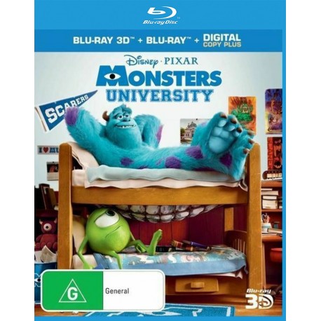 Animation - Monsters University - 3D + 2D Blu-ray