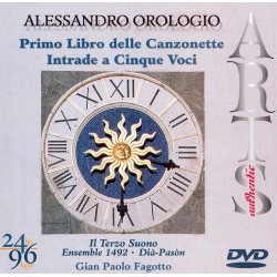 Alessandro Orologio - Intradas And Canzonettes - AudioPhile DVDA