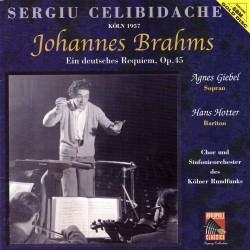 Sergiu Celibidache Conducts Brahms - Ein Deutsches Requiem Op.45 - SBM gold CD