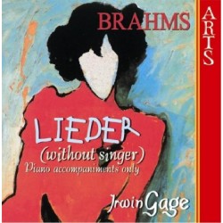 Johannes Brahms - Lieder (without singer) - CD