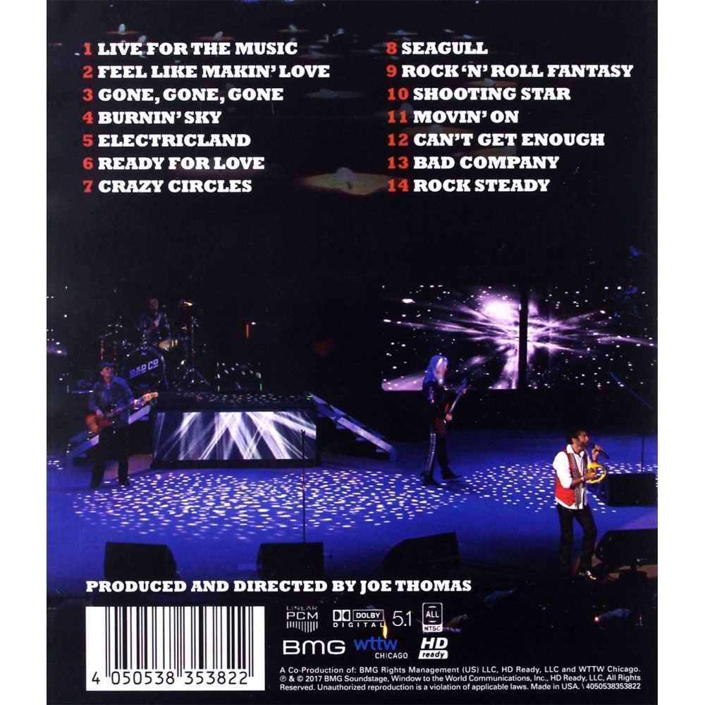 Bad Company Live At Red Rocks Blu Ray Mycd Hard rock live (cd+dvd) by mick ralphs audio cd $19.98. bad company live at red rocks blu ray